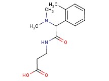 N-[(dimethylamino)(2-methylphenyl)acetyl]-beta-alanine