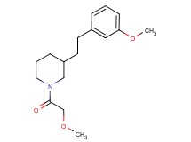 1-(methoxyacetyl)-3-[2-(3-methoxyphenyl)ethyl]piperidine