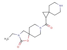 8-(6-azaspiro[2.5]oct-1-ylcarbonyl)-3-ethyl-1-oxa-3,8-diazaspiro[4.5]decan-2-one hydrochloride