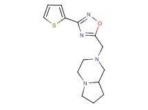 2-{[3-(2-thienyl)-1,2,4-oxadiazol-5-yl]methyl}octahydropyrrolo[1,2-a]pyrazine
