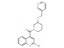 4-{[3-(3-pyridinylmethoxy)-1-piperidinyl]carbonyl}-2-quinolinol