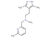 2-(3,5-dimethyl-1H-pyrazol-4-yl)-N-methyl-N-[(6-methylpyridin-2-yl)methyl]ethanamine