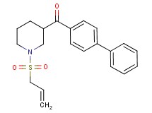 [1-(allylsulfonyl)-3-piperidinyl](4-biphenylyl)methanone