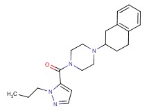 1-[(1-propyl-1H-pyrazol-5-yl)carbonyl]-4-(1,2,3,4-tetrahydro-2-naphthalenyl)piperazine