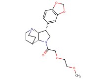 (3R*,3aR*,7aR*)-3-(1,3-benzodioxol-5-yl)-1-[(2-methoxyethoxy)acetyl]octahydro-4,7-ethanopyrrolo[3,2-b]pyridine