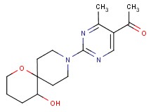 1-[2-(5-hydroxy-1-oxa-9-azaspiro[5.5]undec-9-yl)-4-methylpyrimidin-5-yl]ethanone