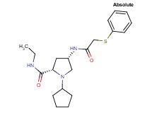 (4S)-1-cyclopentyl-N-ethyl-4-{[(phenylthio)acetyl]amino}-L-prolinamide