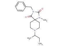 3-benzyl-8-sec-butyl-1-methyl-1,3,8-triazaspiro[4.5]decane-2,4-dione