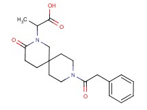 2-[3-oxo-9-(phenylacetyl)-2,9-diazaspiro[5.5]undec-2-yl]propanoic acid