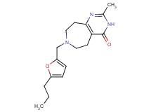 2-methyl-7-[(5-propyl-2-furyl)methyl]-3,5,6,7,8,9-hexahydro-4H-pyrimido[4,5-d]azepin-4-one
