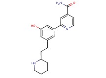 2-[3-hydroxy-5-(2-piperidin-2-ylethyl)phenyl]isonicotinamide