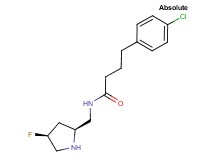 4-(4-chlorophenyl)-N-{[(2S,4S)-4-fluoro-2-pyrrolidinyl]methyl}butanamide hydrochloride