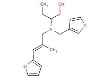 2-[[(2E)-3-(2-furyl)-2-methylprop-2-en-1-yl](3-thienylmethyl)amino]butan-1-ol