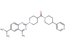 6-isopropyl-4-methyl-2-(4-{[4-(4-pyridinyl)-1-piperidinyl]carbonyl}-1-piperidinyl)quinazoline