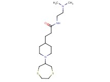 N-[2-(dimethylamino)ethyl]-3-[1-(1,4-dithiepan-6-yl)-4-piperidinyl]propanamide