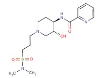 N-((3R*,4R*)-1-{3-[(dimethylamino)sulfonyl]propyl}-3-hydroxypiperidin-4-yl)pyridine-2-carboxamide