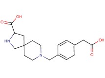 8-[4-(carboxymethyl)benzyl]-2,8-diazaspiro[4.5]decane-3-carboxylic acid