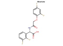 (2S)-{[(2,4-difluorophenoxy)acetyl]amino}(2,3-difluorophenyl)acetic acid