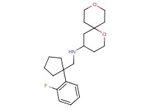 1,9-dioxaspiro[5.5]undec-4-yl{[1-(2-fluorophenyl)cyclopentyl]methyl}amine