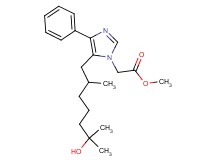methyl [5-(6-hydroxy-2,6-dimethylheptyl)-4-phenyl-1H-imidazol-1-yl]acetate