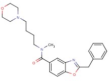 2-benzyl-N-methyl-N-[4-(4-morpholinyl)butyl]-1,3-benzoxazole-5-carboxamide