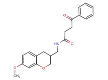 N-[(7-methoxy-3,4-dihydro-2H-chromen-3-yl)methyl]-4-oxo-4-phenylbutanamide