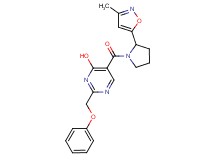 5-{[2-(3-methylisoxazol-5-yl)pyrrolidin-1-yl]carbonyl}-2-(phenoxymethyl)pyrimidin-4-ol