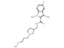 5-fluoro-N-{[1-(3-methoxypropyl)pyrrolidin-3-yl]methyl}-1,3-dimethyl-1H-indole-2-carboxamide