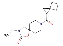 3-ethyl-8-(spiro[2.3]hex-1-ylcarbonyl)-1-oxa-3,8-diazaspiro[4.5]decan-2-one