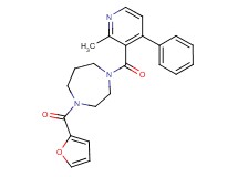 1-(2-furoyl)-4-[(2-methyl-4-phenylpyridin-3-yl)carbonyl]-1,4-diazepane