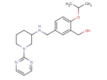 [2-isopropoxy-5-({[1-(2-pyrimidinyl)-3-piperidinyl]amino}methyl)phenyl]methanol