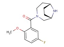 rel-(1S,6R)-3-(5-fluoro-2-methoxybenzoyl)-3,9-diazabicyclo[4.2.1]nonane hydrochloride