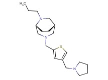 (1S*,5R*)-6-propyl-3-{[4-(pyrrolidin-1-ylmethyl)-2-thienyl]methyl}-3,6-diazabicyclo[3.2.2]nonane