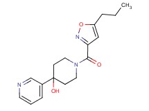 1-[(5-propyl-3-isoxazolyl)carbonyl]-4-(3-pyridinyl)-4-piperidinol