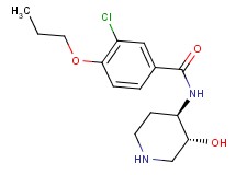 3-chloro-N-[rel-(3R,4R)-3-hydroxy-4-piperidinyl]-4-propoxybenzamide hydrochloride