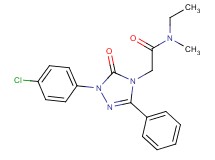 2-[1-(4-chlorophenyl)-5-oxo-3-phenyl-1,5-dihydro-4H-1,2,4-triazol-4-yl]-N-ethyl-N-methylacetamide