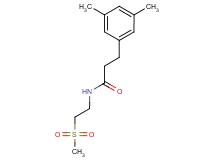 3-(3,5-dimethylphenyl)-N-[2-(methylsulfonyl)ethyl]propanamide