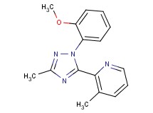 2-[1-(2-methoxyphenyl)-3-methyl-1H-1,2,4-triazol-5-yl]-3-methylpyridine