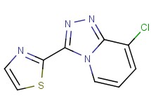 8-chloro-3-(1,3-thiazol-2-yl)[1,2,4]triazolo[4,3-a]pyridine