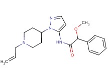 N-[1-(1-allylpiperidin-4-yl)-1H-pyrazol-5-yl]-2-methoxy-2-phenylacetamide
