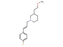 1-[(2E)-3-(4-fluorophenyl)prop-2-en-1-yl]-3-(2-methoxyethyl)piperidine