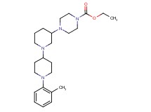 ethyl 4-[1'-(2-methylphenyl)-1,4'-bipiperidin-3-yl]-1-piperazinecarboxylate