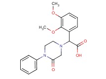 (2,3-dimethoxyphenyl)(3-oxo-4-phenylpiperazin-1-yl)acetic acid