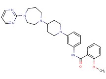 2-methoxy-N-(3-{4-[4-(2-pyrimidinyl)-1,4-diazepan-1-yl]-1-piperidinyl}phenyl)benzamide