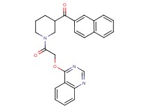 2-naphthyl{1-[(4-quinazolinyloxy)acetyl]-3-piperidinyl}methanone