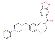 4-(1,3-benzodioxol-5-ylcarbonyl)-7-[(4-phenyl-1-piperazinyl)methyl]-2,3,4,5-tetrahydro-1,4-benzoxazepine