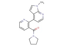 1-methyl-4-[3-(pyrrolidin-1-ylcarbonyl)pyridin-2-yl]-1H-pyrrolo[2,3-b]pyridine