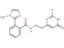 2-(1-methyl-1H-imidazol-2-yl)-N-[2-(6-oxo-1,6-dihydropyrimidin-4-yl)ethyl]benzamide