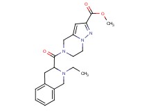 methyl 5-[(2-ethyl-1,2,3,4-tetrahydroisoquinolin-3-yl)carbonyl]-4,5,6,7-tetrahydropyrazolo[1,5-a]pyrazine-2-carboxylate