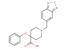 1-(2,1,3-benzothiadiazol-5-ylmethyl)-4-phenoxypiperidine-4-carboxylic acid